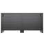 62.7'' W Craft Sideboard Buffet With 4 Doors & Adjustable Shelves & LED Light-1248734252