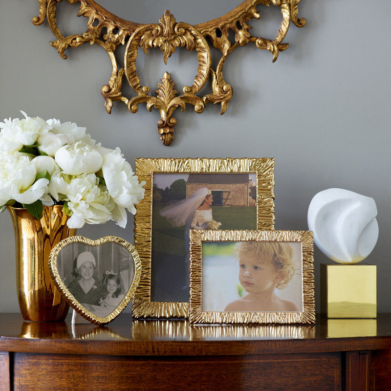 Gold-Plated Ceramic Novelty Table Vase