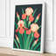 Iris Blooms Botanical - Wrapped Canvas-444774993-444774998