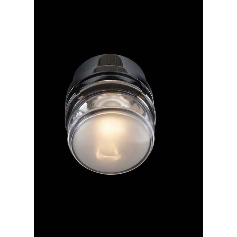 Fresnel 1 - Light Flush Mount, Black