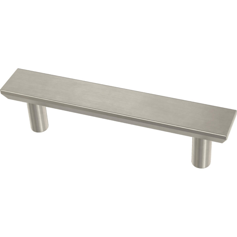 Chamfered 3" Center Bar Pull Multipack, Satin Nickel, 3" Center to Center
