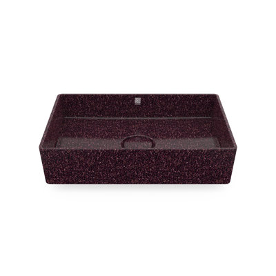 Woodio Cube60 15.75'' Wood Rectangular Bathroom Sink
