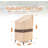 Premium Waterproof Outdoor Patio Chair Cover: Latest Rip-Stop Fabric, 3-Year Warranty-212481975-212481972