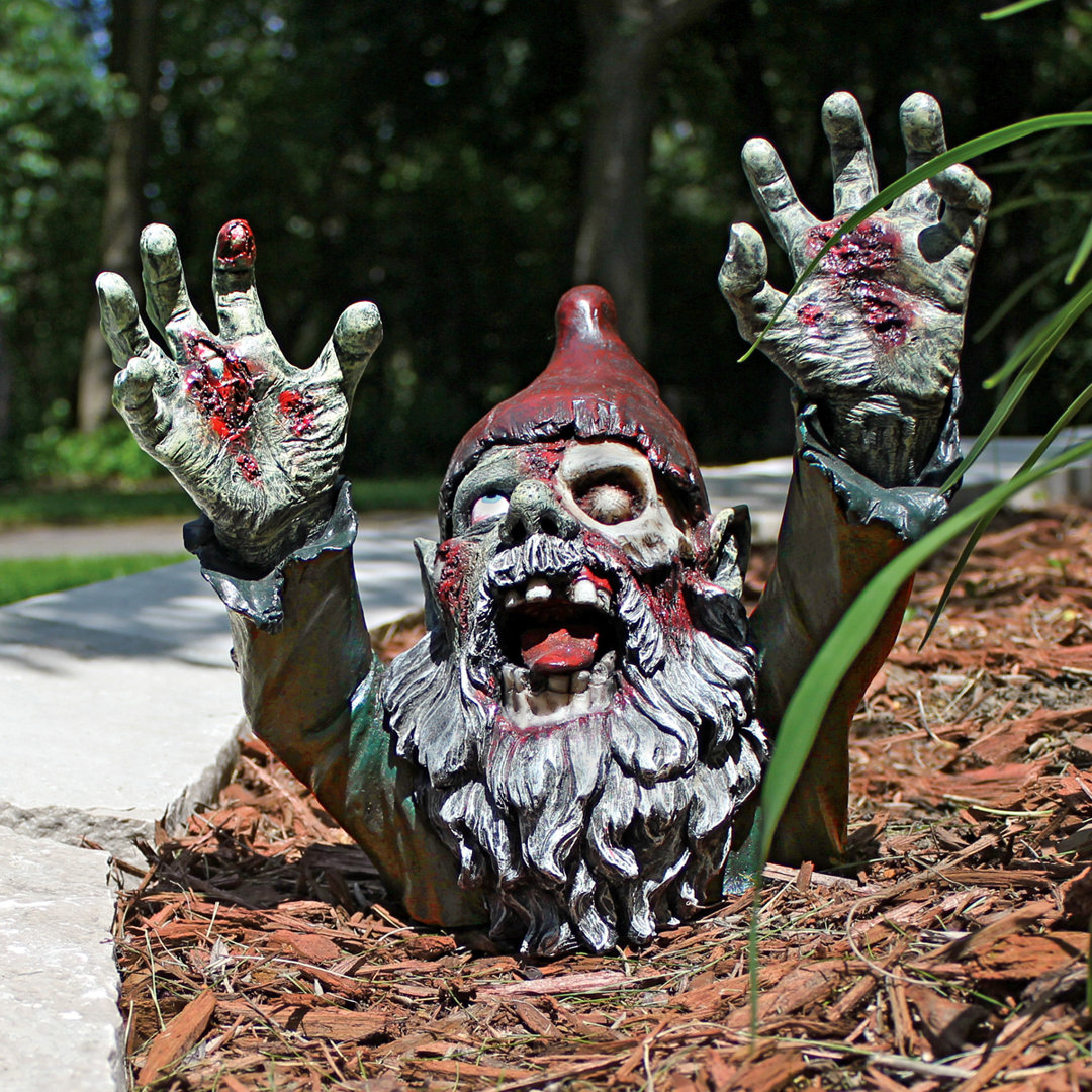 Zombie Gnombie Statue Design Toscano