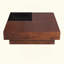 TABLE BASSE DE RANGEMENT EN BOIS D'ACACIA