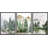 Woodland Forest Landscape "Nature Green Pine Trees Artwork, Rustic Modern Living Room Wall Painting, Large Framed Canvas Giclee Print 3 Pieces Wall Art Set" 16"x24"x3 pcs, 24"x36"x3 pcs, 20"x60"x3 pcs-73227793-73227795