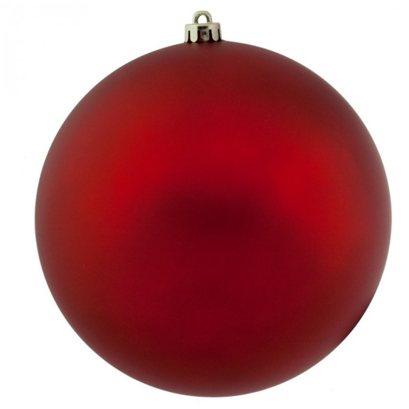 Bauble, 25cm H x 25cm W, Red