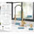 Kitchen Faucet with Soap Dispenser, Commercial Single Handle Spring Pull Out Kitchen Sink Faucets with Pull Down Sprayer-115750776