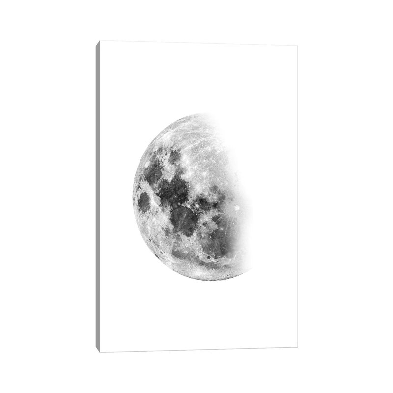 Moon Waning No by Brandon Wong - Wrapped Canvas Print, 45.72cm H x 30.48cm W x 1.91cm D