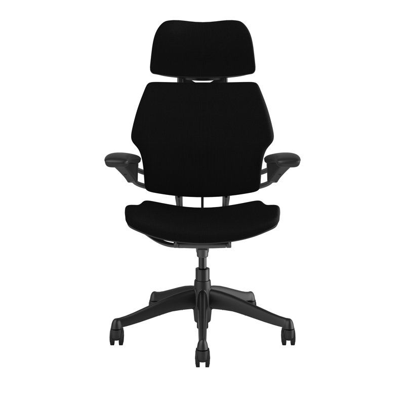 Freedom Headrest Task Chair, Black, Graphite