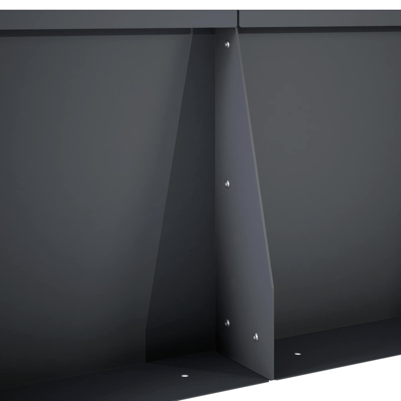 30cm H x 160cm W Steel Retaining Wall Included