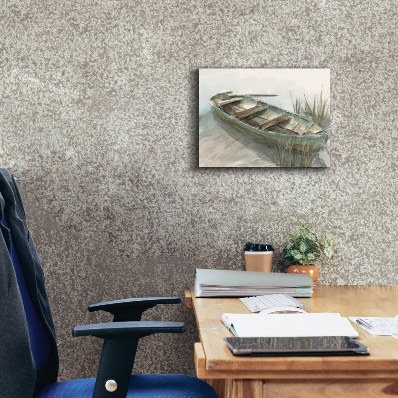 «Abandone Row Boat 2» par Ethan Harper, art mural sur toile