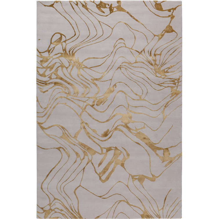 Flow Bronze Area Rug