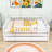 Wood Daybed with Twin Trundle and Guardrails-537538292-537538288