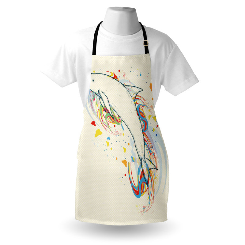 Multicolore, tablier de dauphin East Urban Home