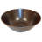 14" Round Copper Vessel Bathroom Sink--Handmade