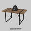 Table de salle à manger rectangulaire 1 pièce sans chaise-843702918-843702912