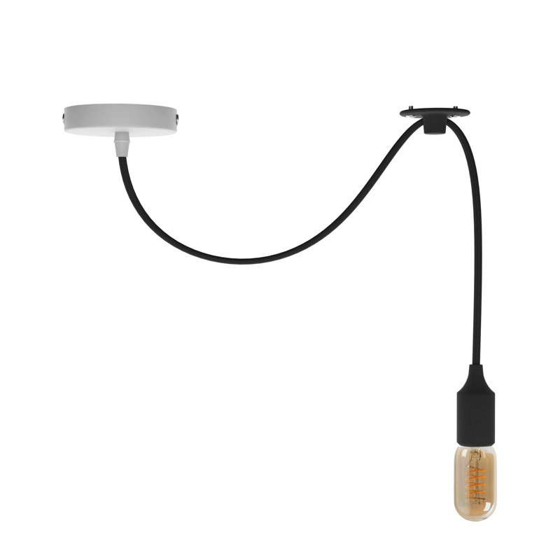 Audis 1 - Light Single Pendant, Black, No