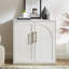 Armoire de cuisine garde-manger, garde-manger en bois avec porte et tablettes réglables, blanc-772328377