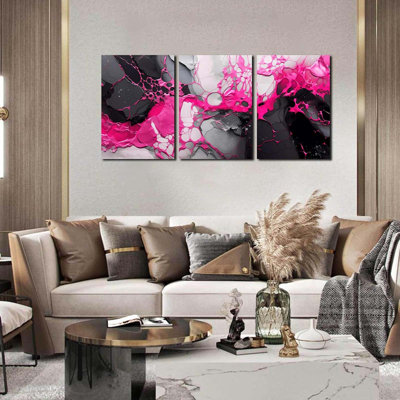 3 Piece Wrapped Canvas Wall Art