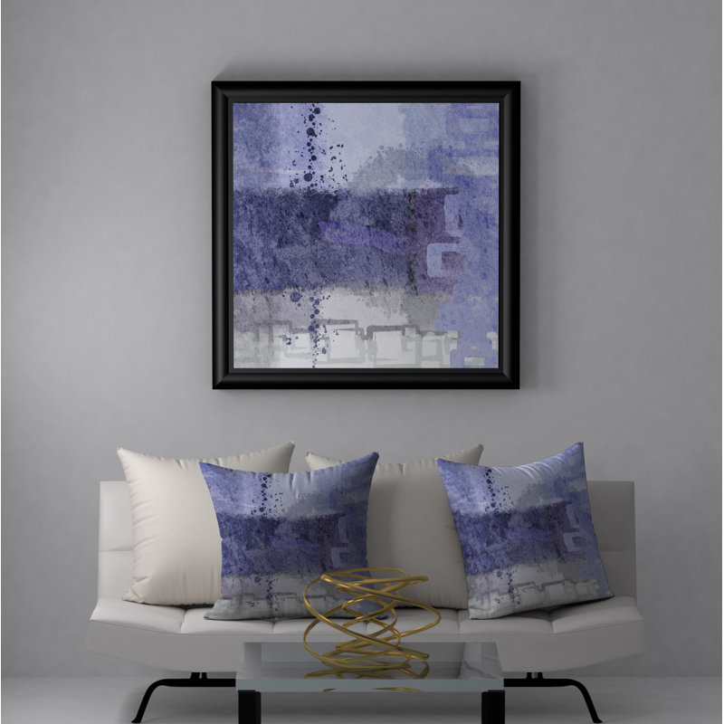 Housse de coussin décorative carrée et insert, 18" x 18"
