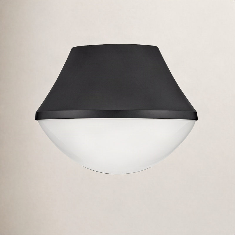 Carsyn Glass Flush Mount, Black