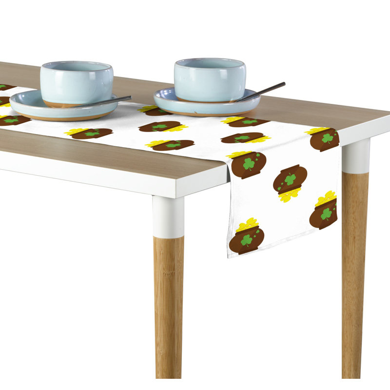 Etherton Geometric Table Runner, 108" L x 14" W