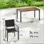 Ensemble de table et chaises de conversation, ensemble de salle à manger d'extérieur, ensemble de table et chaises de jardin