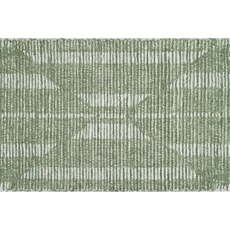 Hazen Handmade Wool Geometric Area Rug, Rectangle 2' x 3'