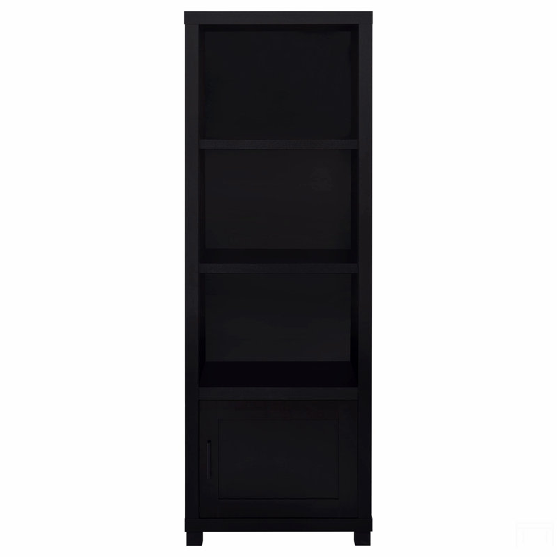 Tour média en bois d'ingénierie à 3 tablettes