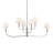  6-Light Classic Shaded Arm Chandelier-111187513-111187512