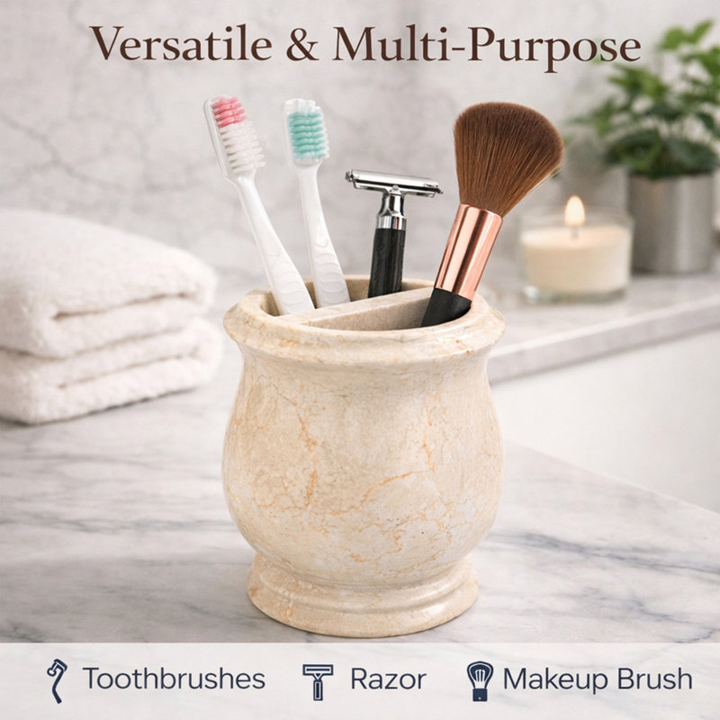 Marble Toothbrush Holder