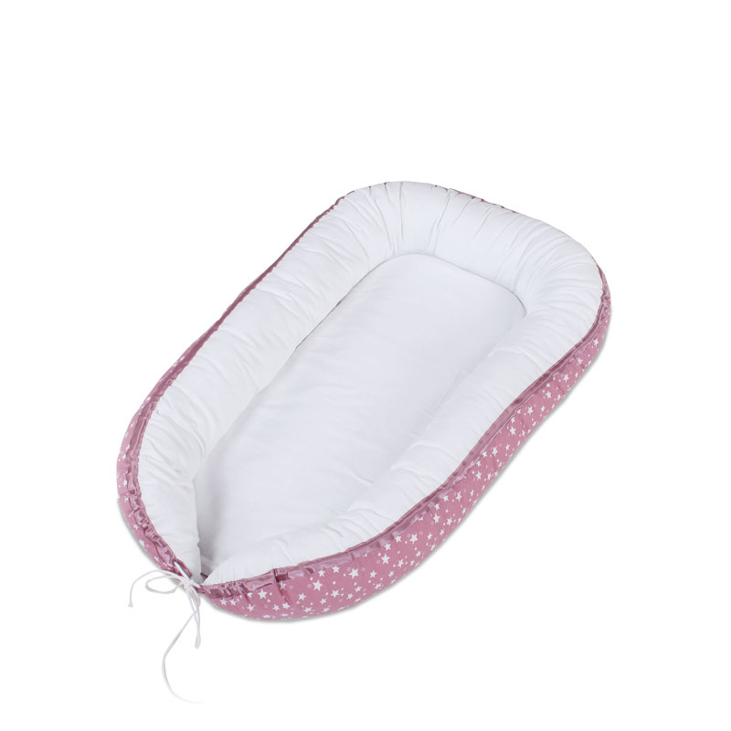 White Stars Bumper, Berry/White