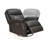 Dhiya Power Headrest Top Grain Leather Swivel Glider Recliner-1244472862