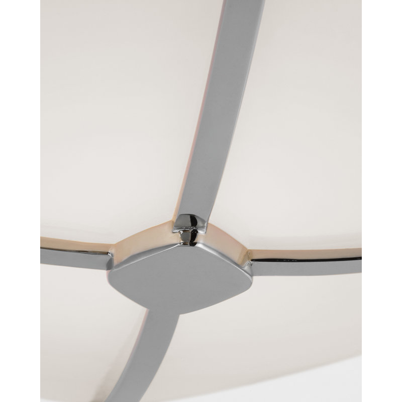 Fondant 1 - Light LED Flush Mount, Polished Nickel