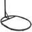 Alyssa Steel Egg Chair Stand - Black