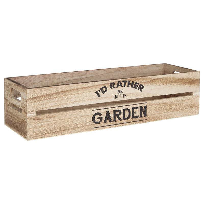 Brandsville Wood Planter Box