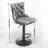 Swivel Velvet Barstools Adjusatble Seat Height From, Chrome Base Bar Stools With Backs Comfortable Tufted For Home Pub And Kitchen Island, Set Of 2-604538560-632730455