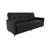 Benitez Twin 76'' Faux Leather Convertible Sofa-1585946134