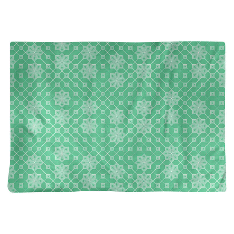 Napperon en coton 18 po Classic Lattice, Vert