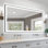 55X30 Inch Frameless LED Bathroom Mirror,Smart Mirror