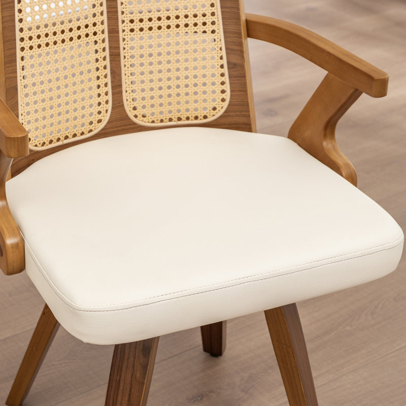 Chaises de salle à manger rembourrées Modern, Beige