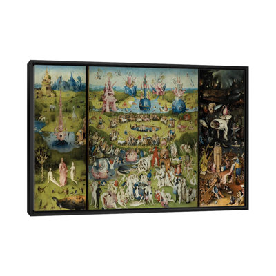 Reproduction d'art sur toile, "The garden of earthly delights 1504" par Hieronymus Bosch