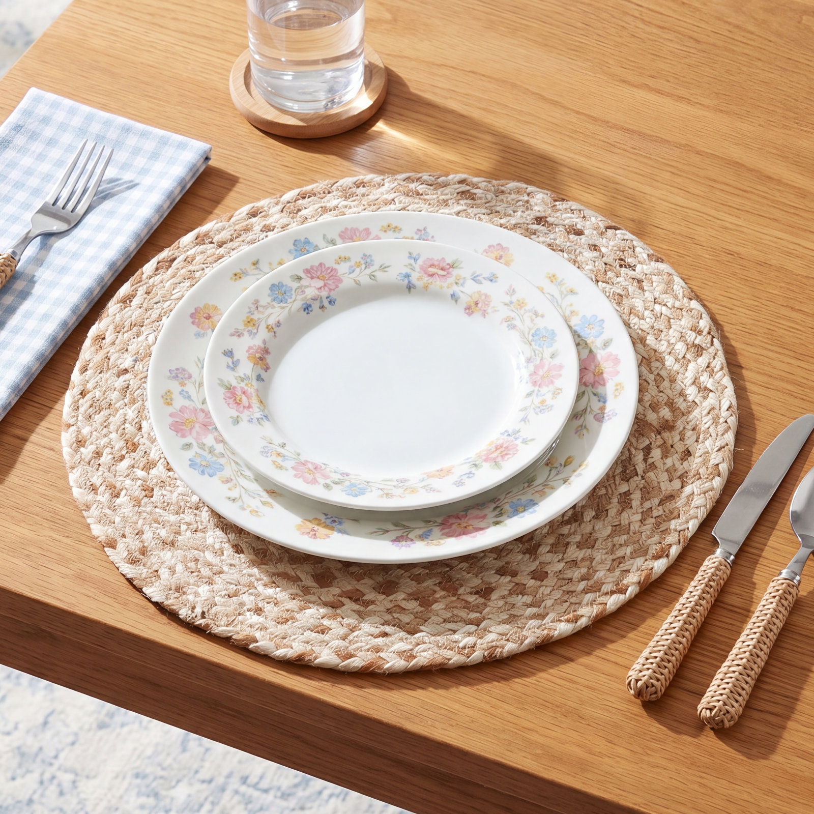 Valia Jute Placemat, Natural