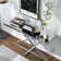 Arlando 47.25'' Glass Top Console Table