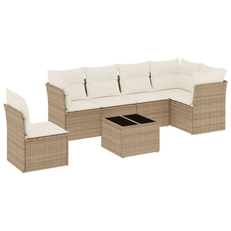 Vidaxl Garden Sofa Set Beige