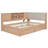 L-shaped Daybed Corner Bed Under-bed Drawers with Storage Bookcase-1024701283-1024701284