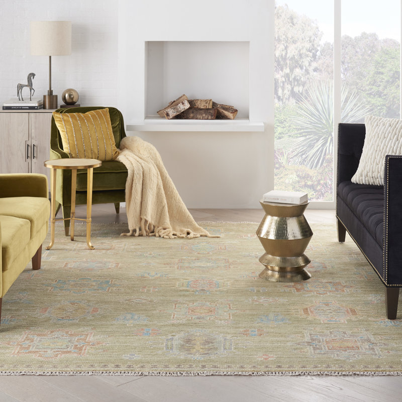 Nourison Tasir 10' x 14' Sage Vintage Indoor Rug, Rectangle 10' x 14'