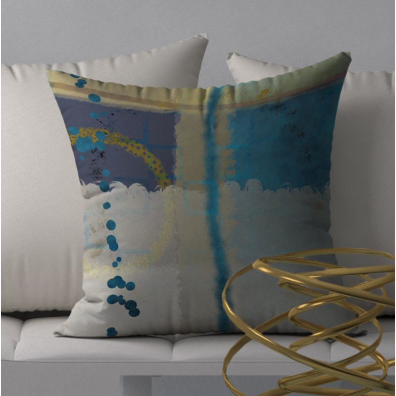 Housse et insert de coussin carré Connoisseur Brilliant, 20 po X 20 po