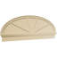 Fronton en uréthane Elliptical Signature, brun clair apprêté-102752099-113054387-113222579